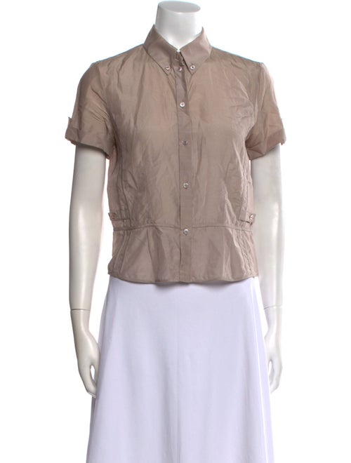 Marc Jacobs Short Sleeve Button-Up Top