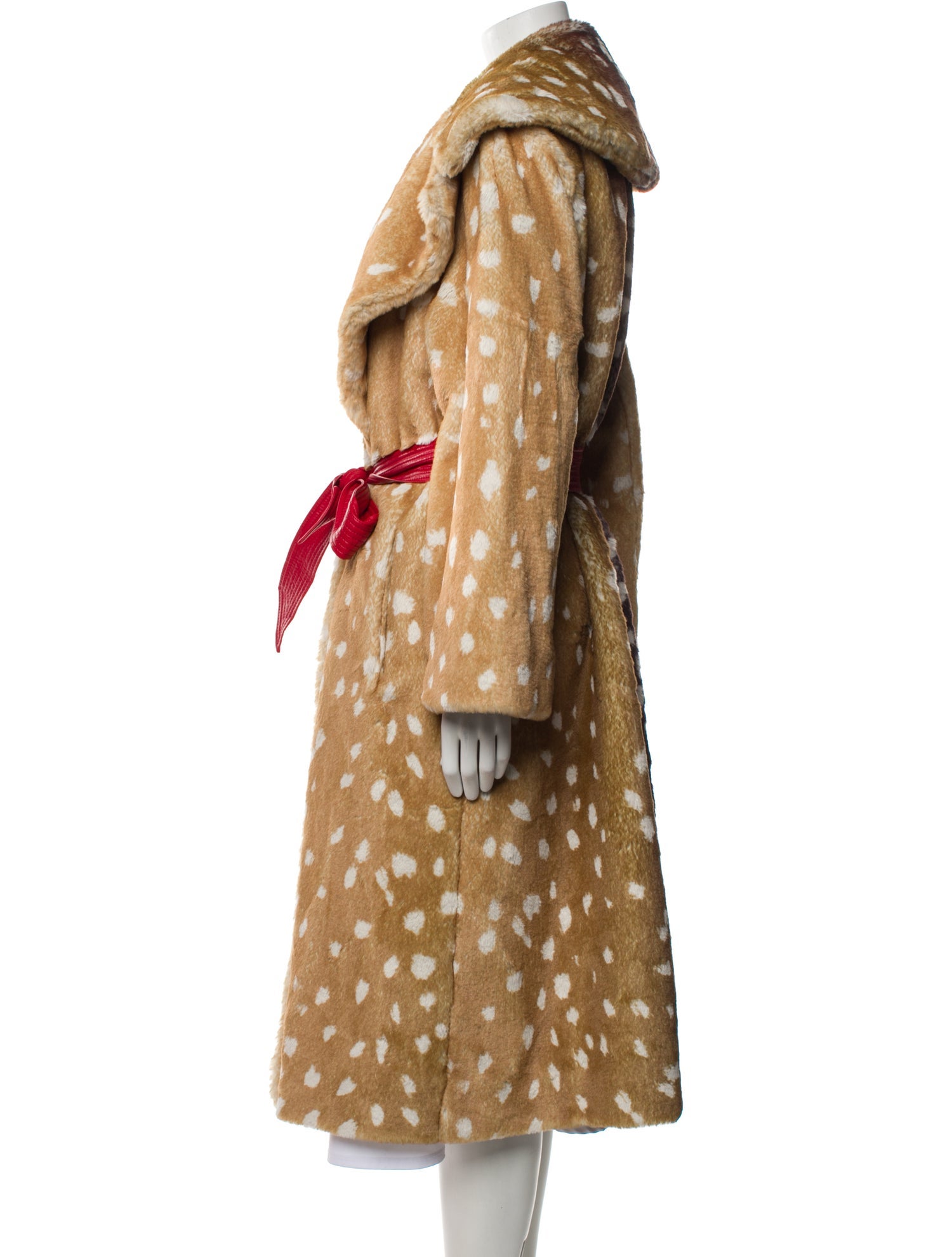 The Marc Jacobs Faux Fur Printed Coat