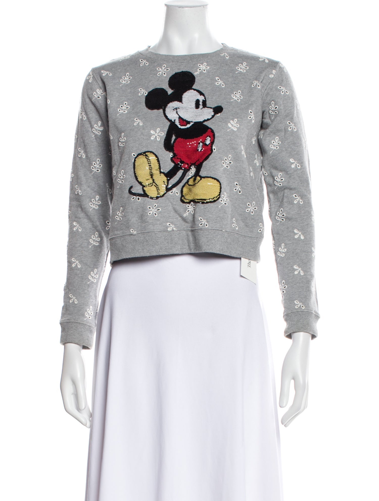 Marc Jacobs Graphic Print Crew Neck Crop Top