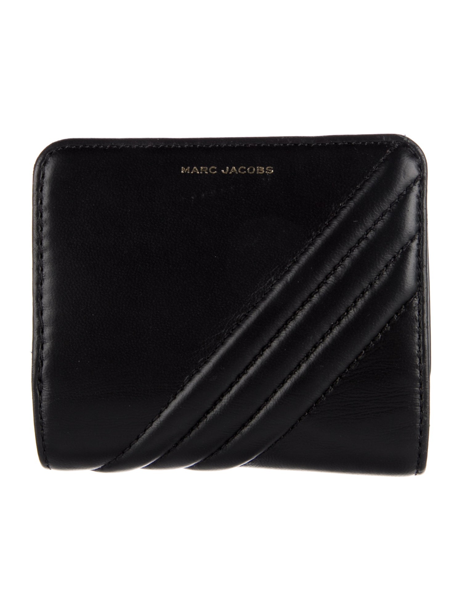 Marc Jacobs Leather Printed Compact Wallet