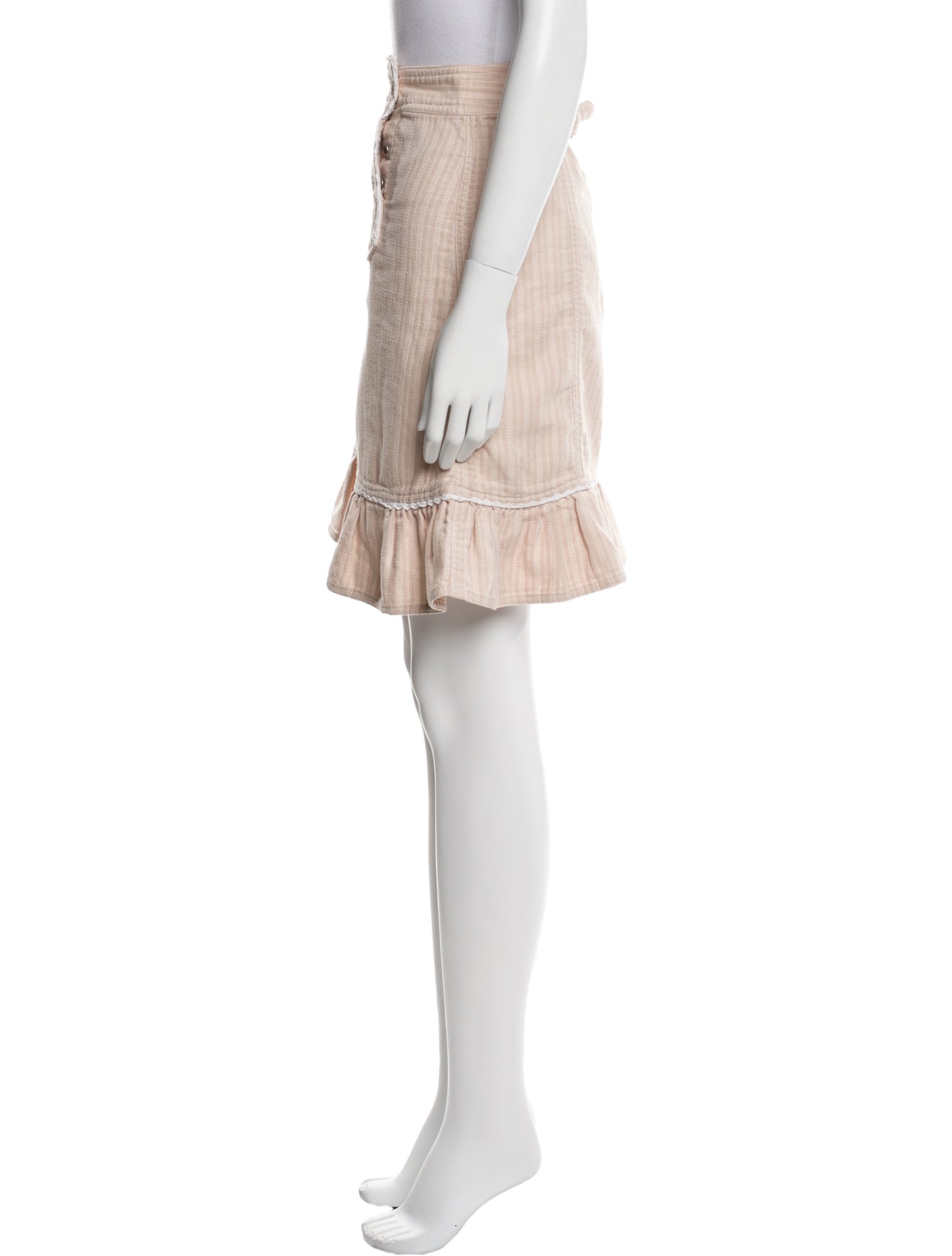 Marc Jacobs Pleated Accents Knee-Length Skirt