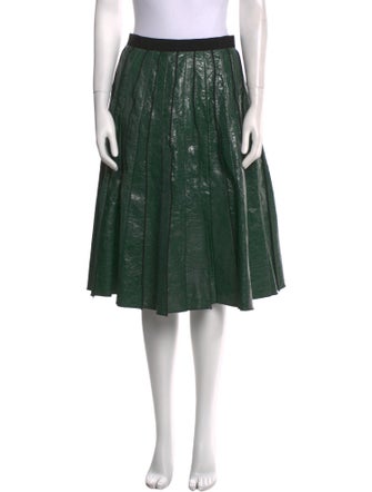 Marc Jacobs Leather Knee-Length Skirt