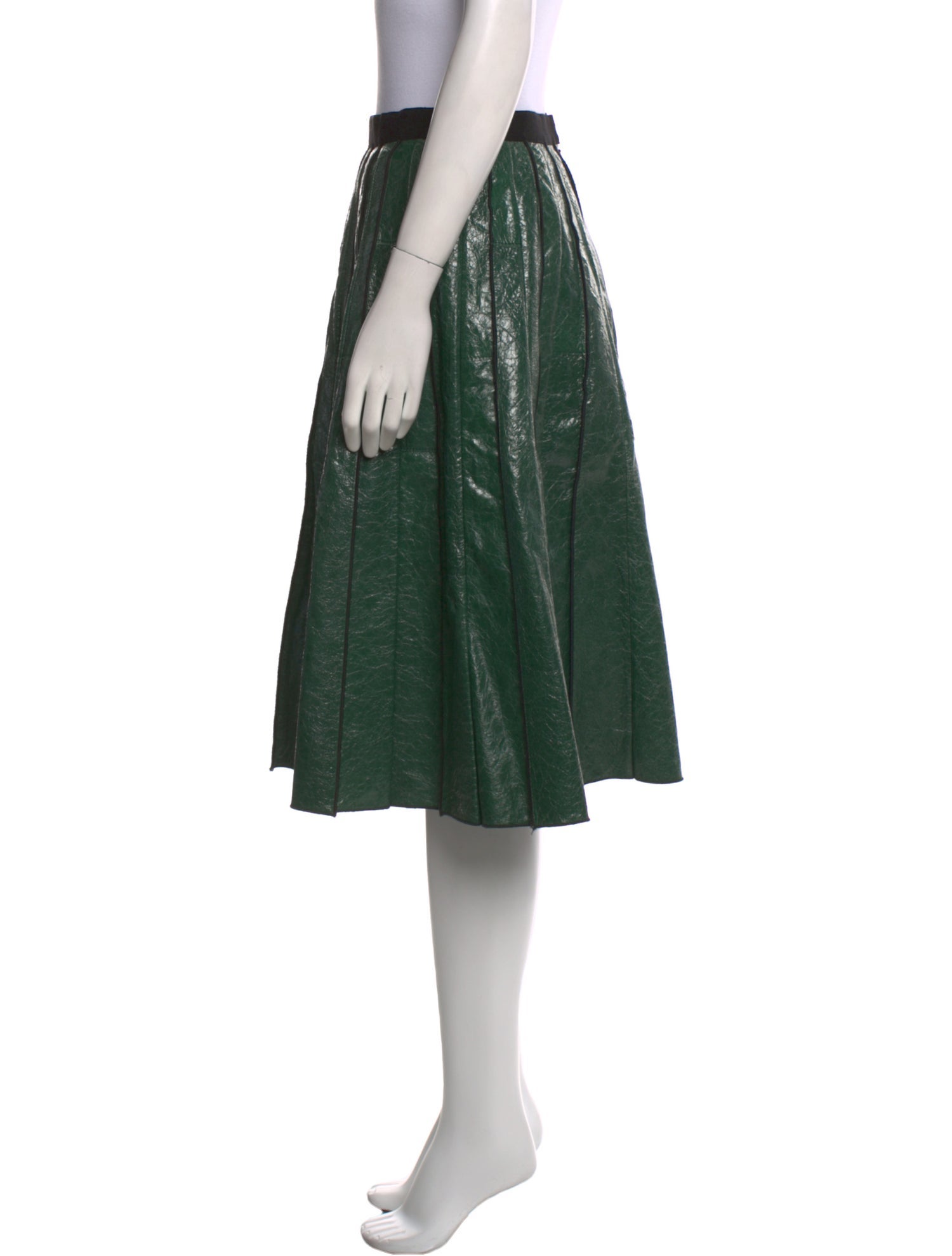 Marc Jacobs Leather Knee-Length Skirt