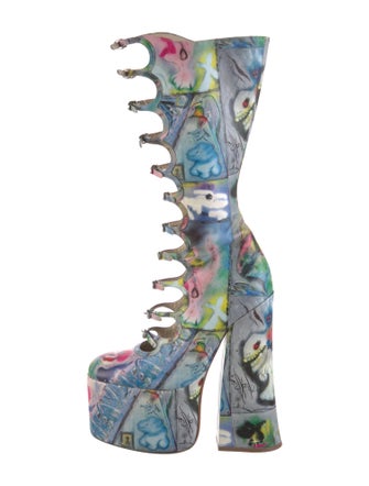Marc Jacobs 2022 Heaven x Claire Barrow 'Love Park' Kiki Rain Boots