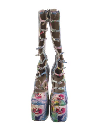 Marc Jacobs 2022 Heaven x Claire Barrow 'Love Park' Kiki Rain Boots