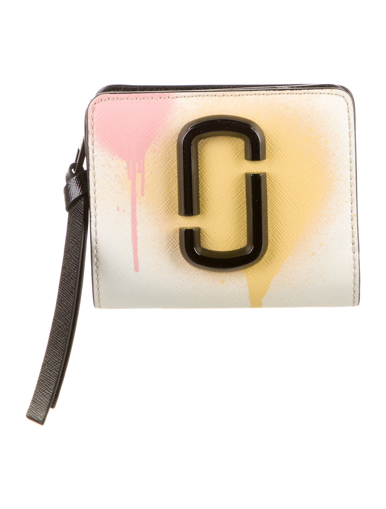 Marc Jacobs Leather Tie-Dye Print Wristlet