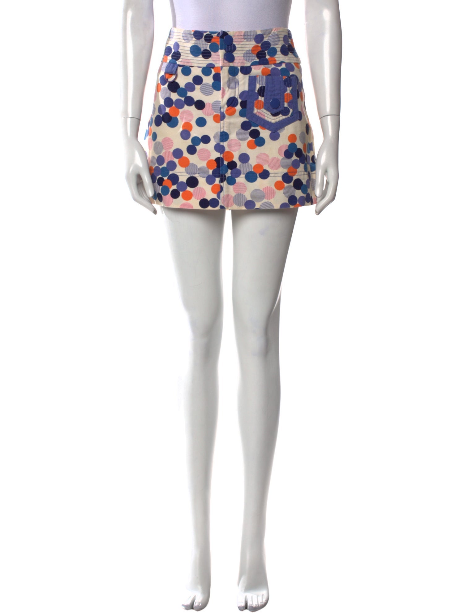 Marc Jacobs Polka Dot Print Mini Skirt