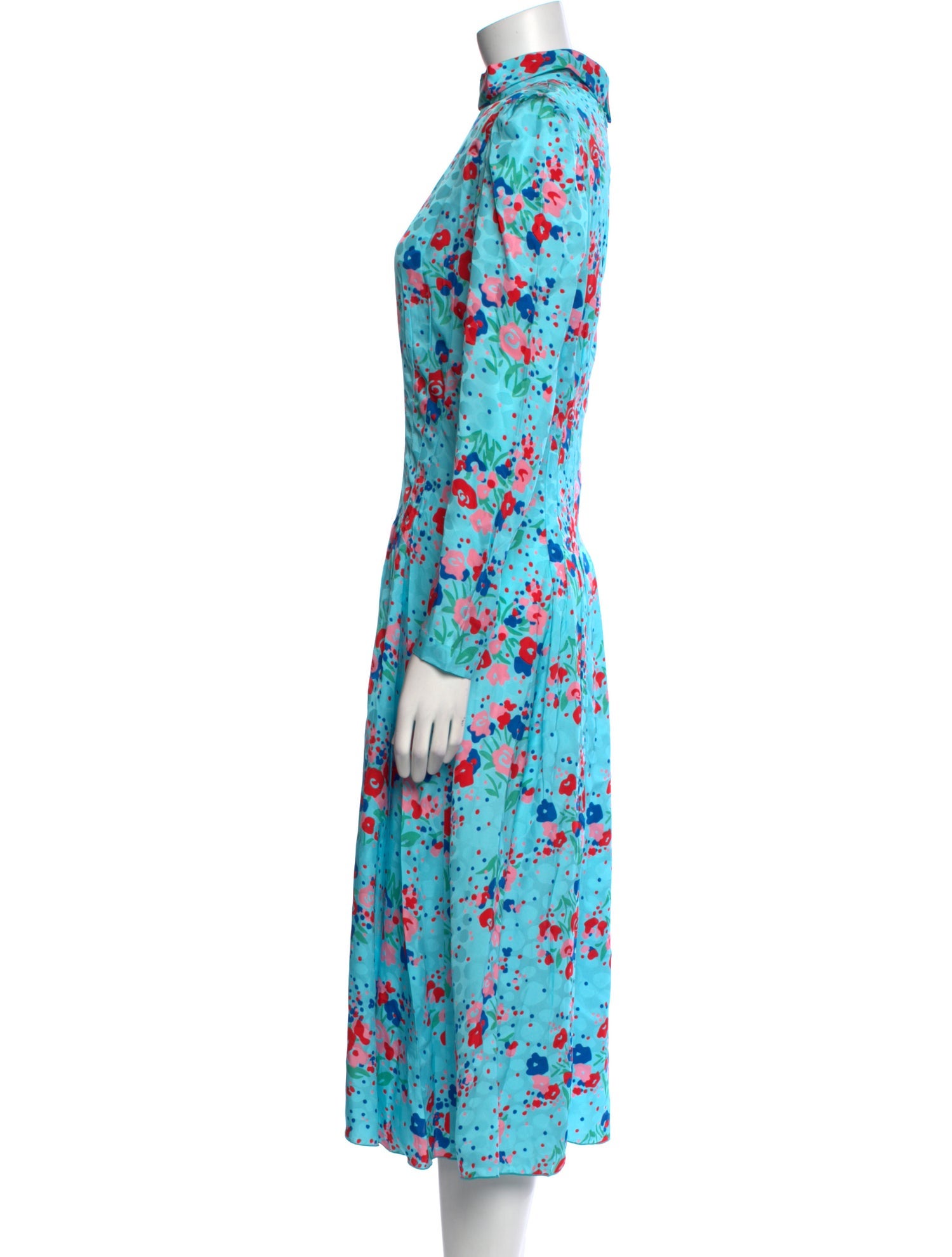 Marc Jacobs Floral Print Midi Length Dress