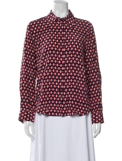 Marc Jacobs Silk Printed Blouse