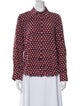 Marc Jacobs Silk Printed Blouse