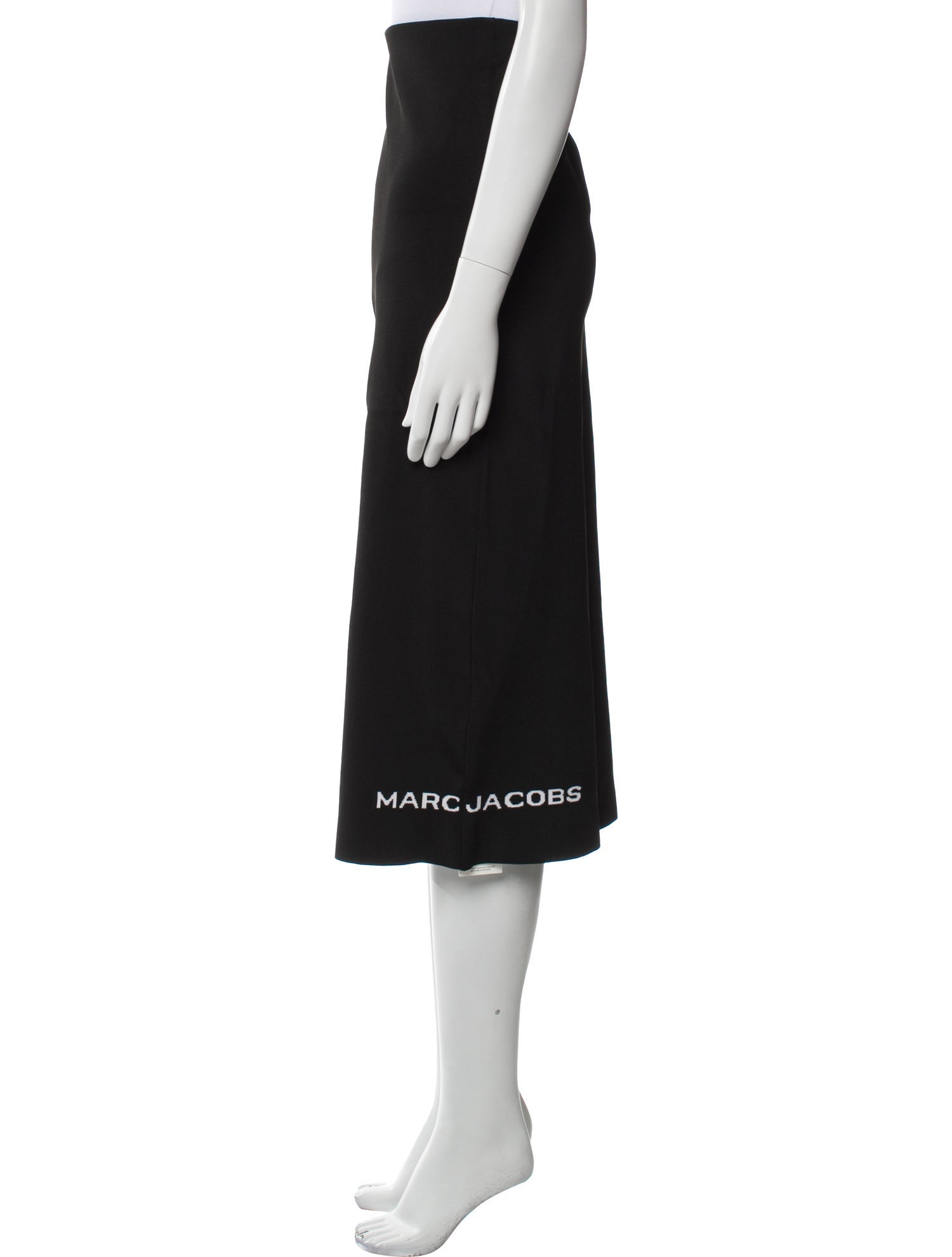 Marc Jacobs Embroidered Accent Midi Length Skirt