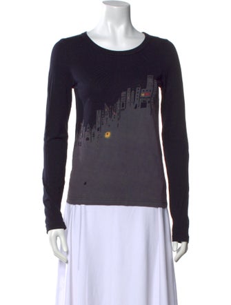 Marc Jacobs Graphic Print Scoop Neck Sweatshirt