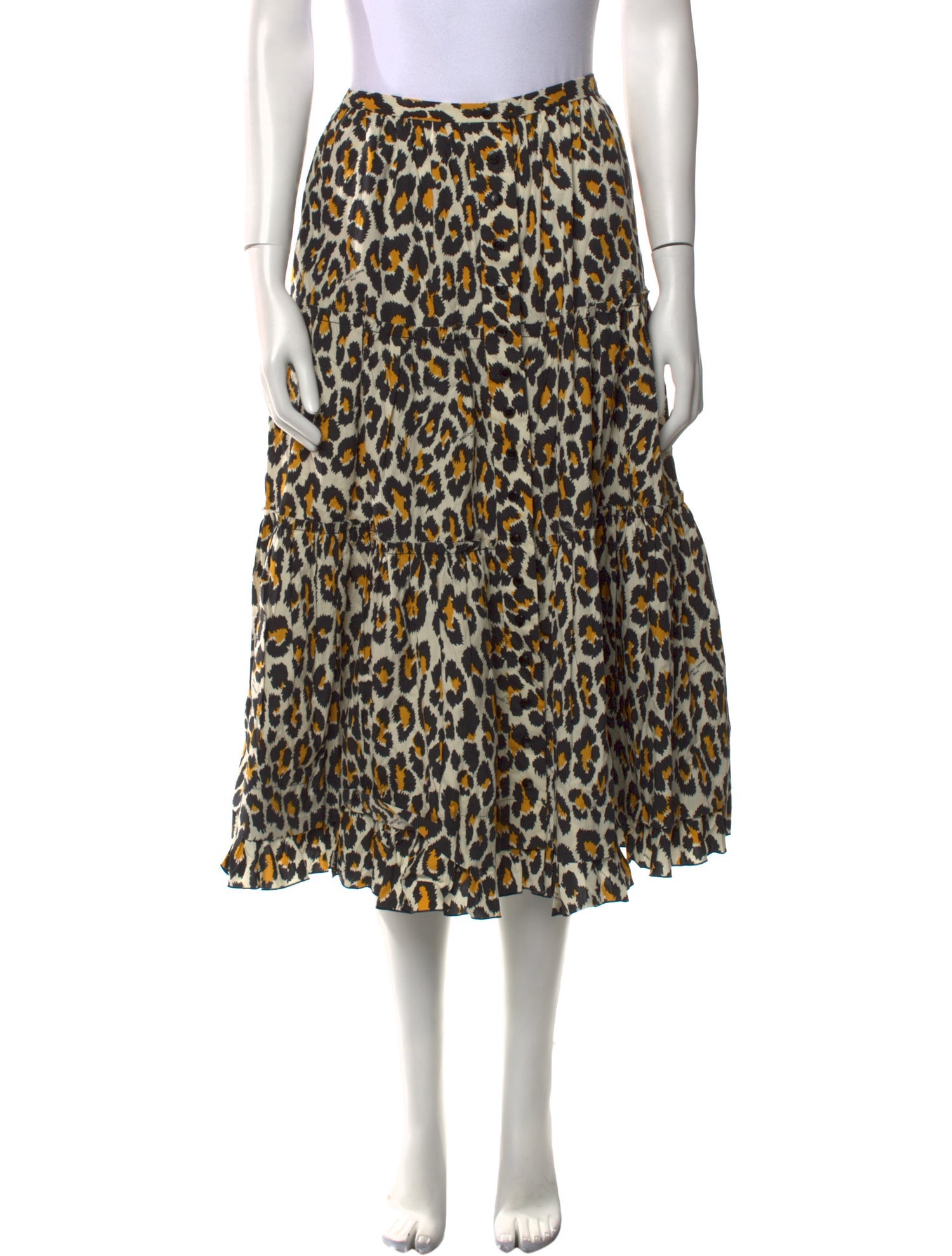 Marc Jacobs Animal Print Knee-Length Skirt