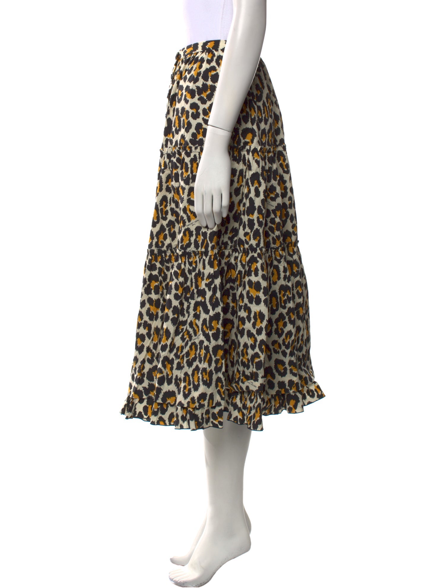 Marc Jacobs Animal Print Knee-Length Skirt