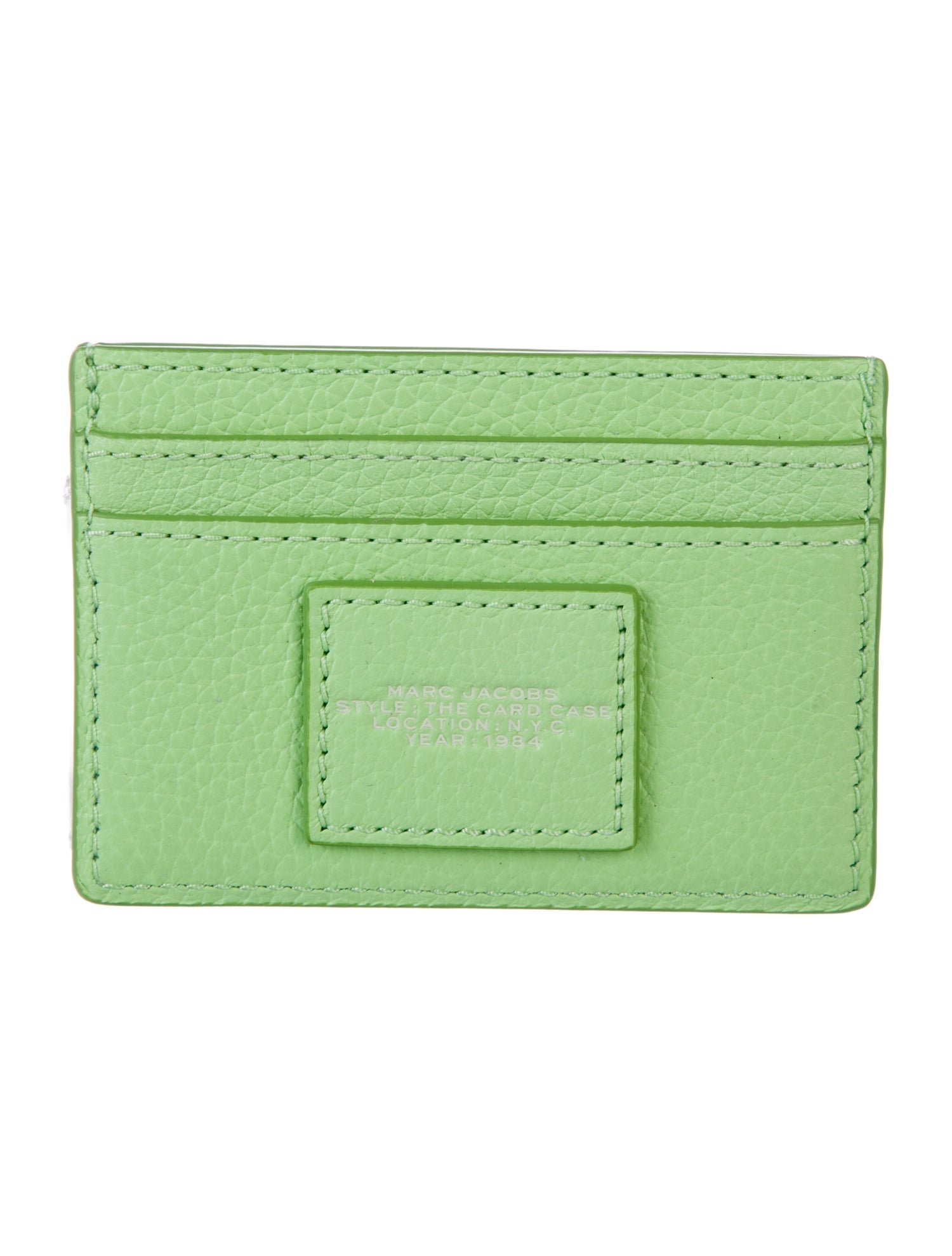 Marc Jacobs Leather Printed Card Holder