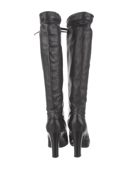 Marc Jacobs Leather Bow Accents Boots