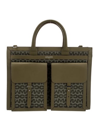 Mark Cross Canvas Top Handle Bag