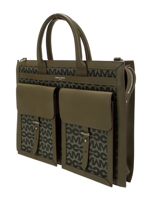 Mark Cross Canvas Top Handle Bag