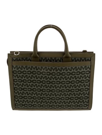 Mark Cross Canvas Top Handle Bag