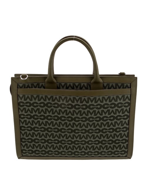 Mark Cross Canvas Top Handle Bag