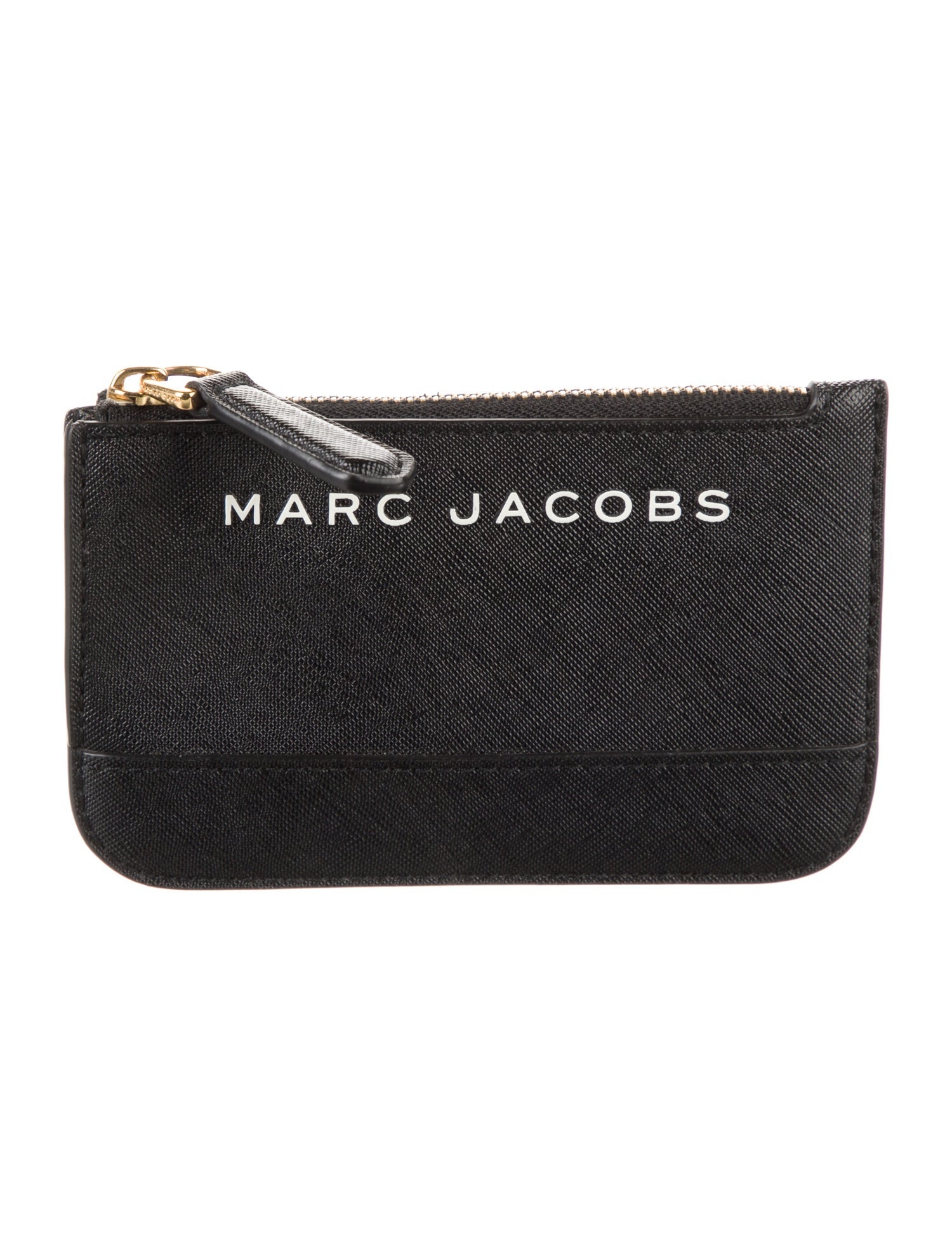 Marc Jacobs Saffiano Leather Graphic Print Wallet