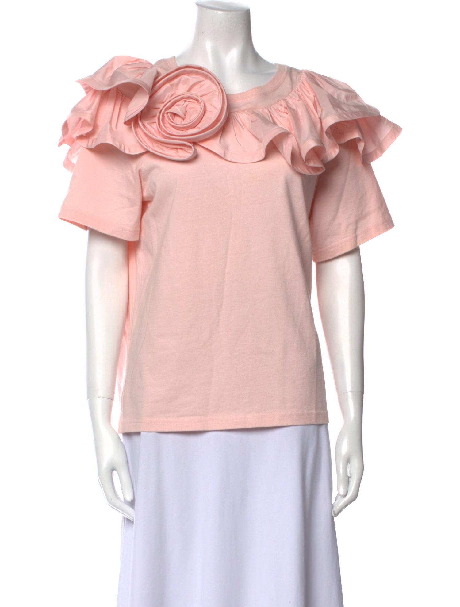 Runway Marc Jacobs Scoop Neck Short Sleeve Blouse