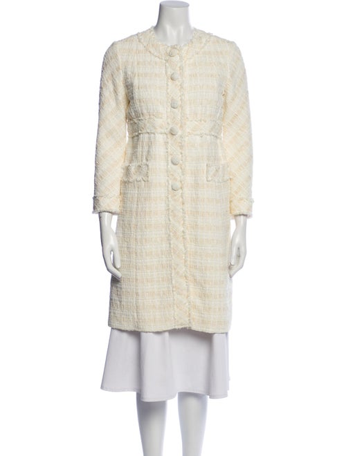 Marc Jacobs Nylon Tweed Pattern Coat