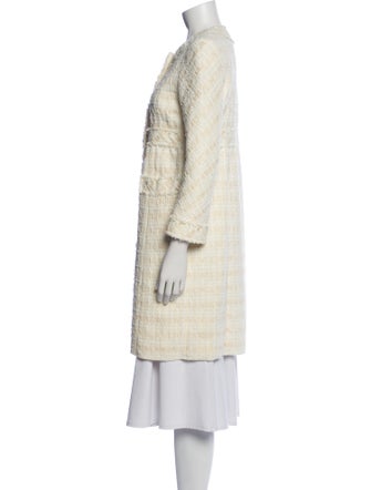 Marc Jacobs Nylon Tweed Pattern Coat