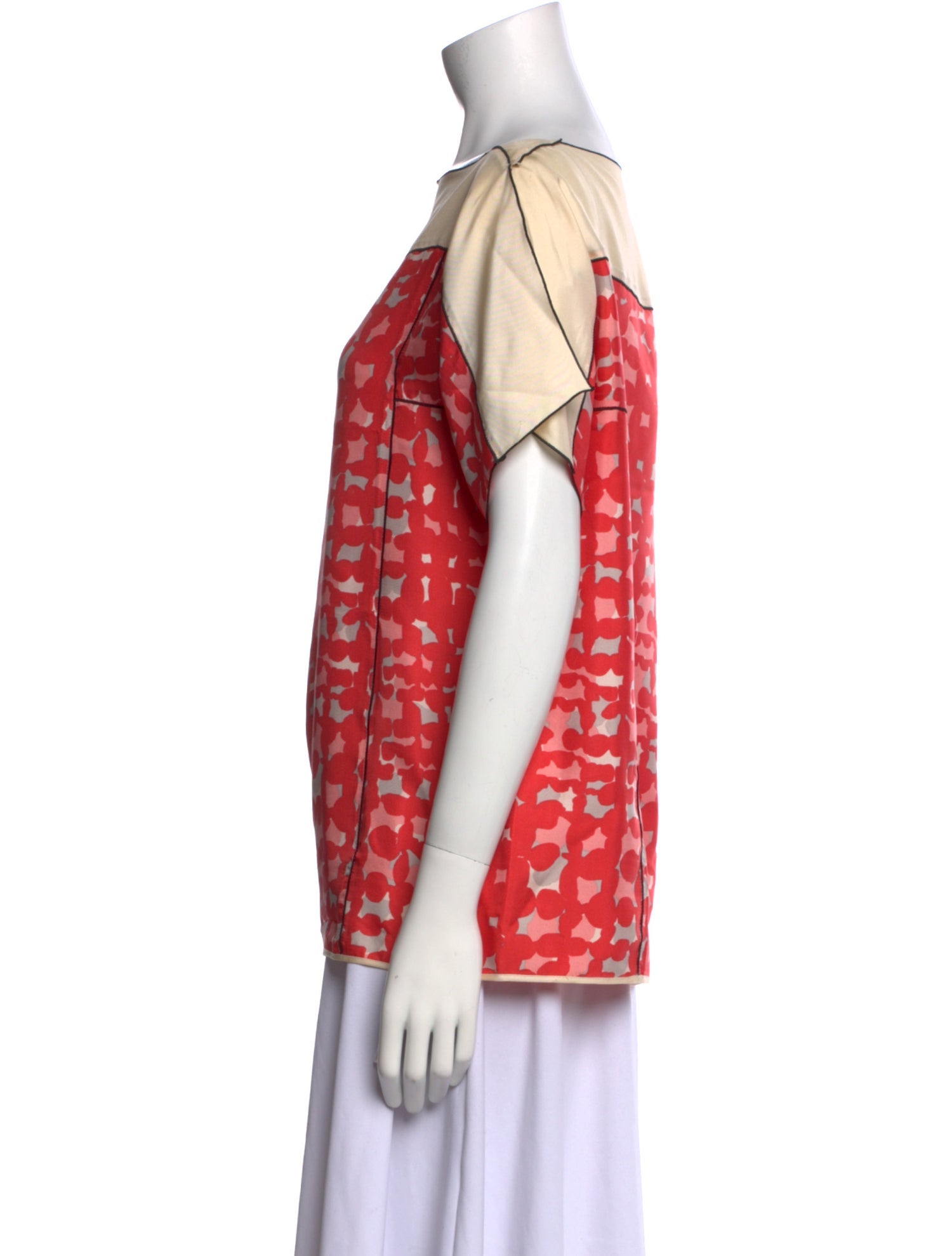 Marc Jacobs Silk Printed Blouse