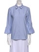 Marc Jacobs Three-Quarter Sleeve Button-Up Top