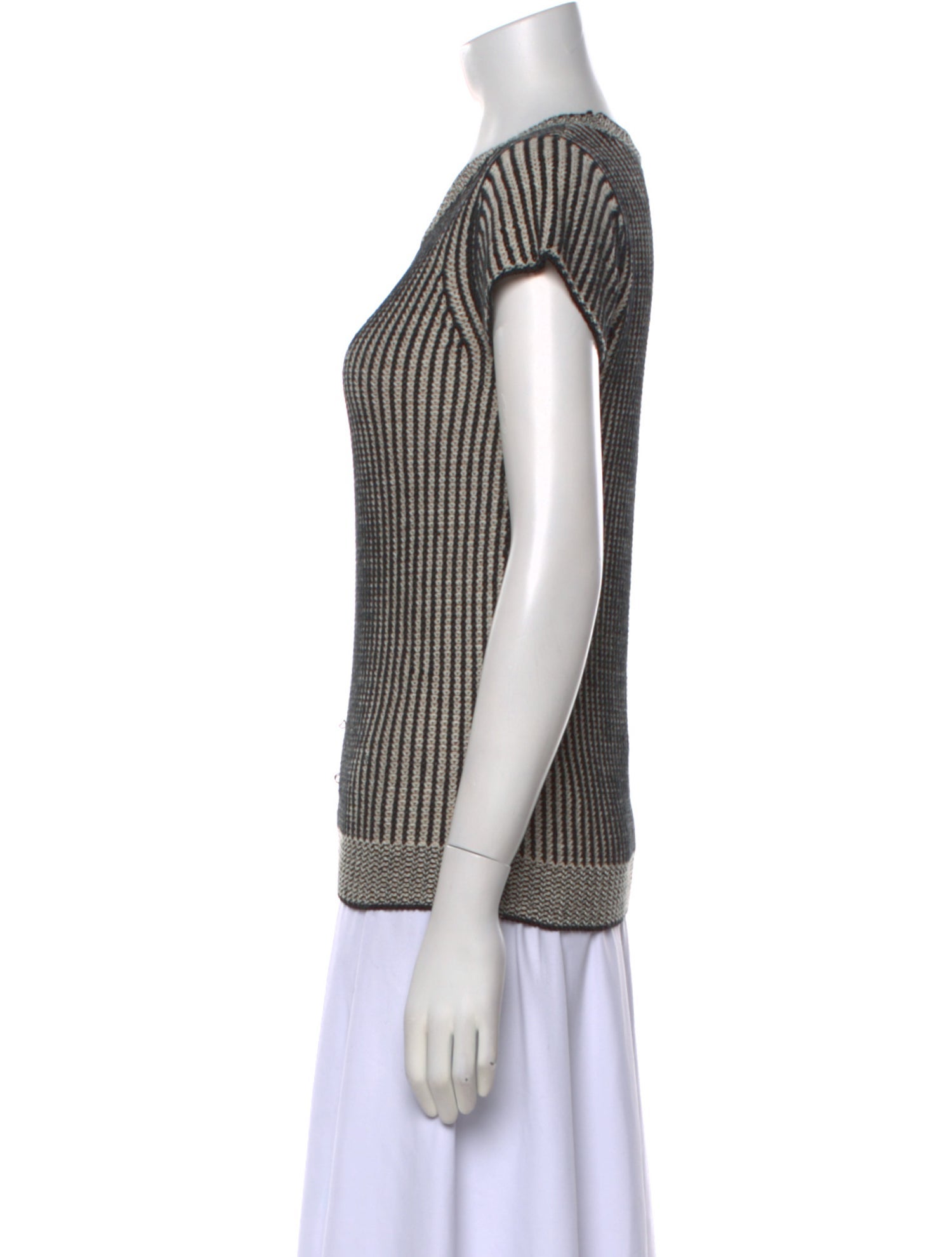 Marc Jacobs Striped Crew Neck Top