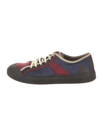 Marc Jacobs Nylon Leather Trim Embellishment Sneakers