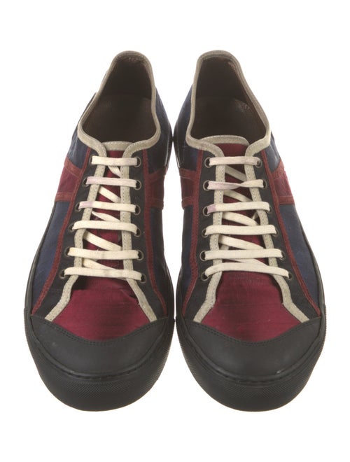 Marc Jacobs Nylon Leather Trim Embellishment Sneakers