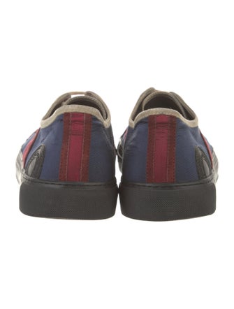 Marc Jacobs Nylon Leather Trim Embellishment Sneakers