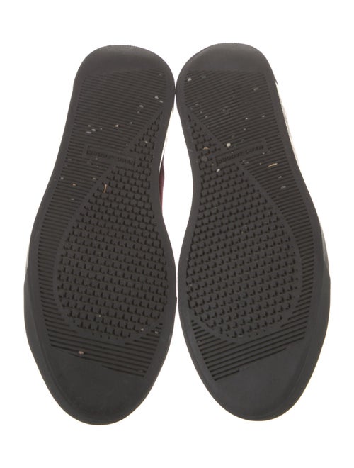 Marc Jacobs Nylon Leather Trim Embellishment Sneakers