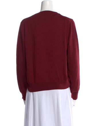 Marc Jacobs Wool Floral Print Sweater