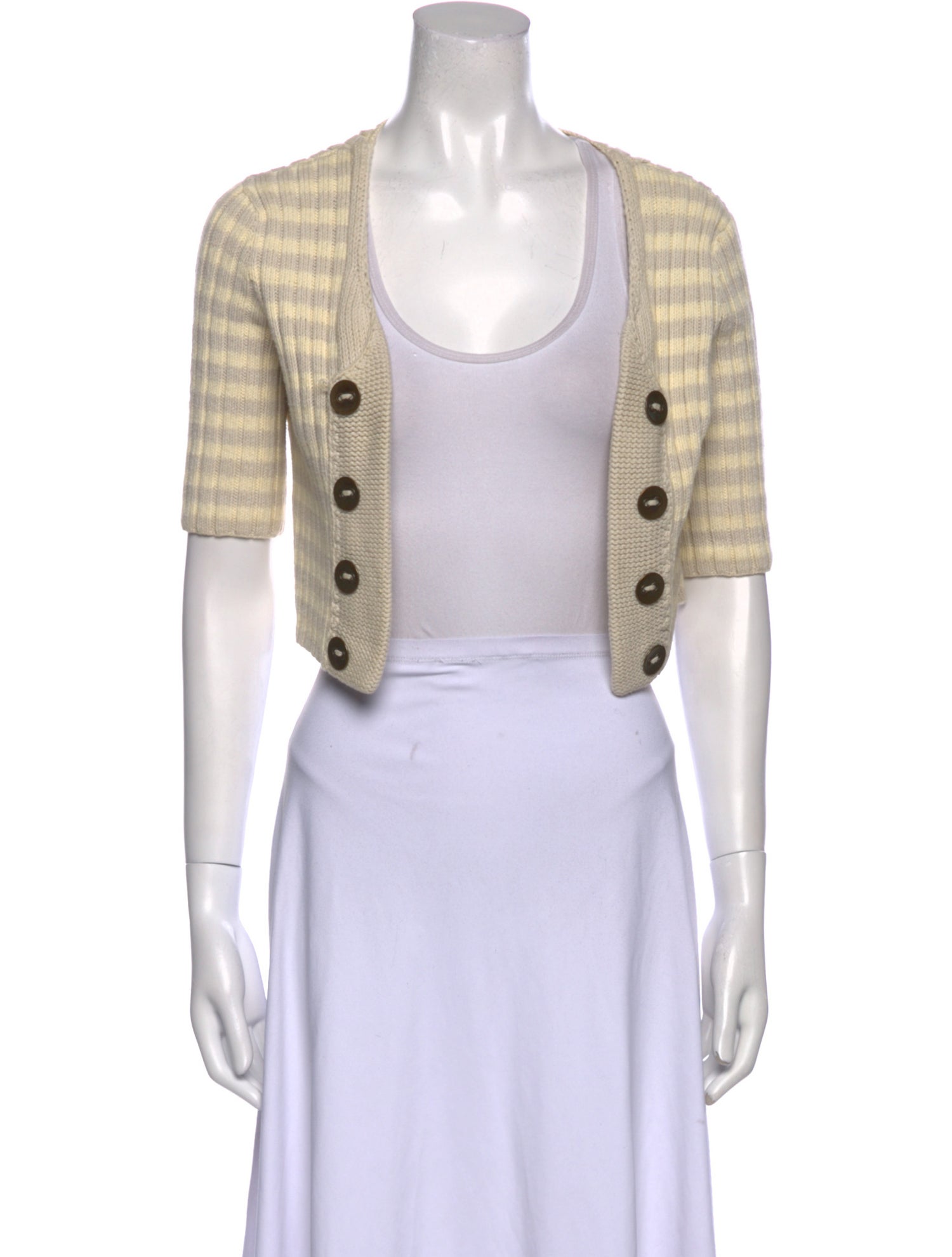 Marc Jacobs Striped Scoop Neck Sweater