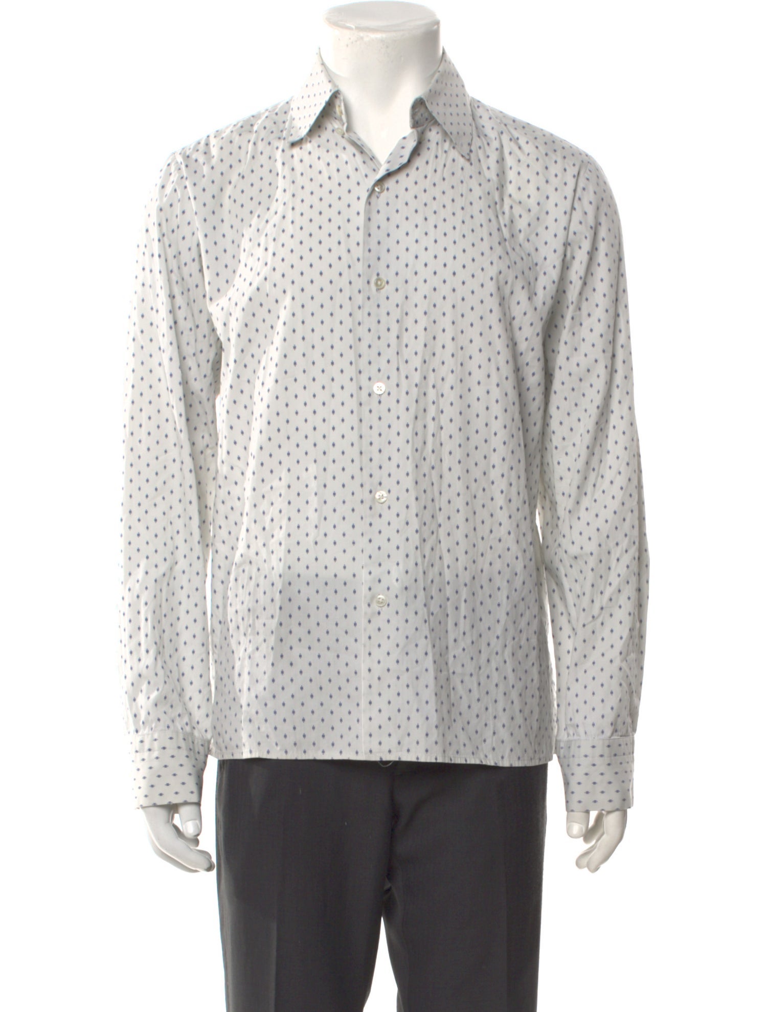 Marc Jacobs Polka Dot Print Long Sleeve Shirt