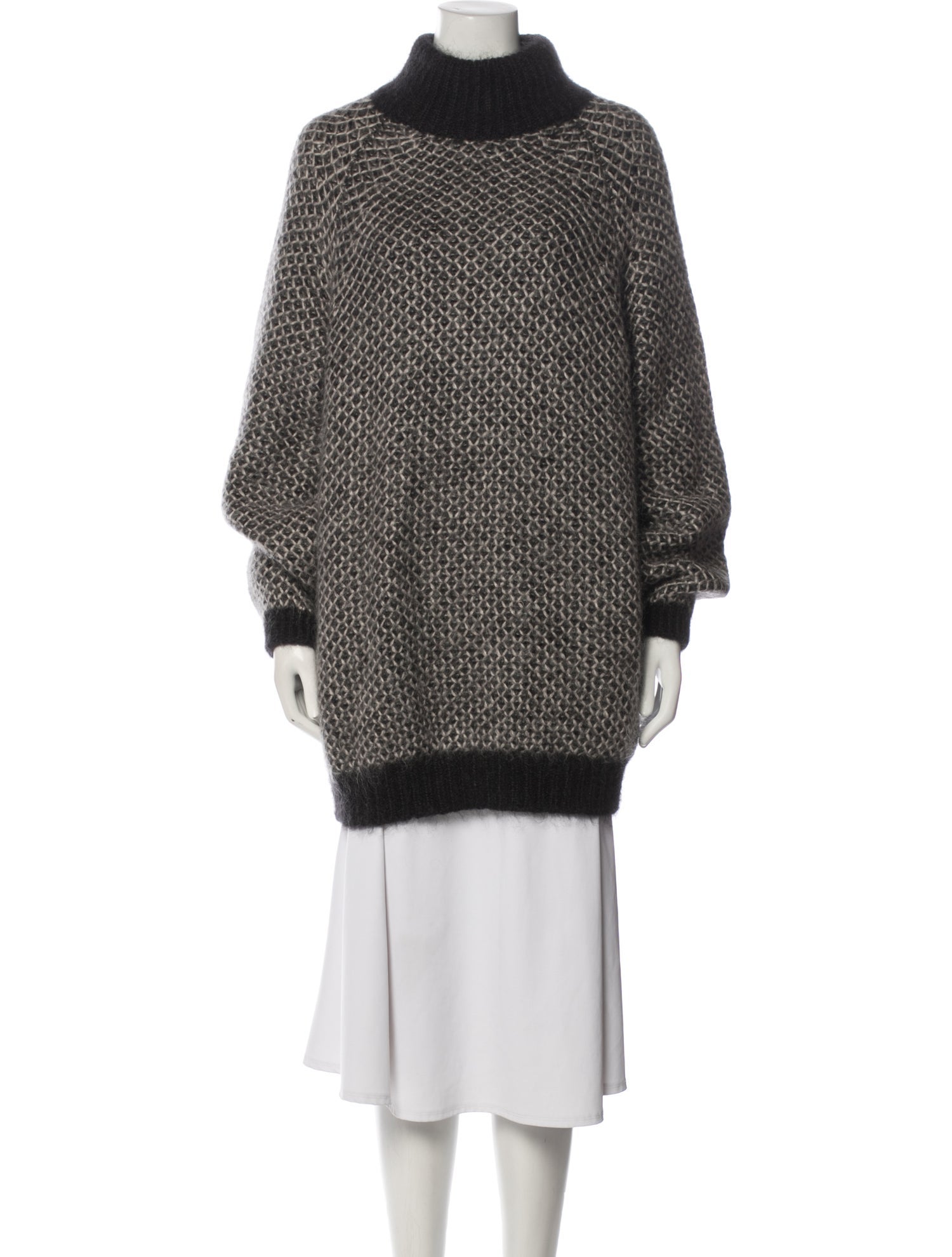 Marc Jacobs Wool Colorblock Pattern Sweater