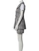 Marc Jacobs Wool Plaid Print Short Set