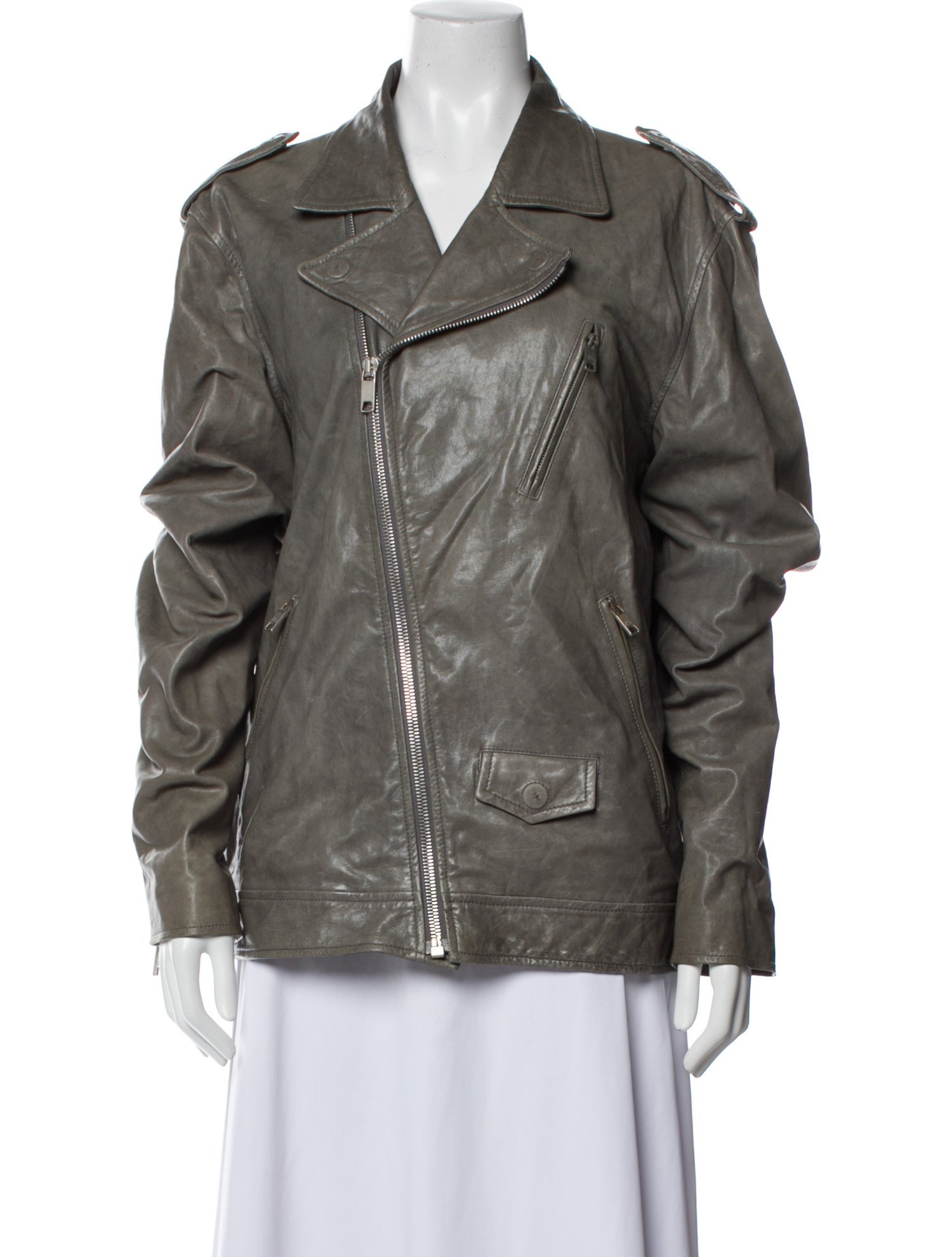 Marc Jacobs Leather Biker Jacket