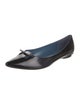 Marc Jacobs Patent Leather Bow Accents Ballet Flats
