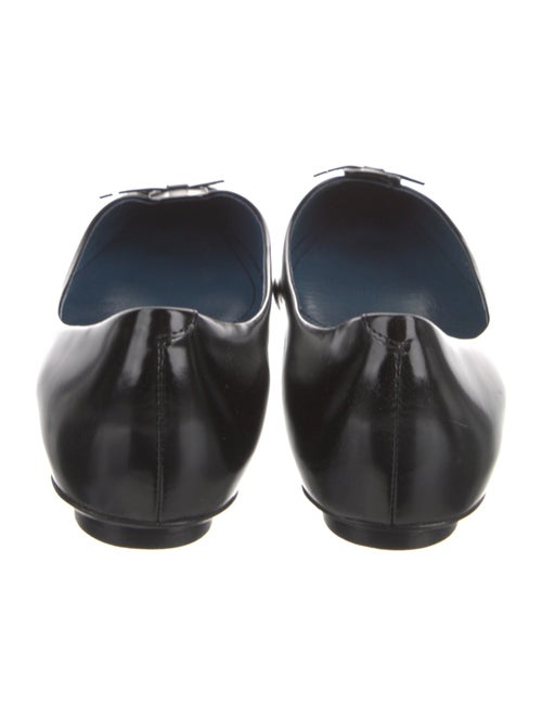 Marc Jacobs Patent Leather Bow Accents Ballet Flats