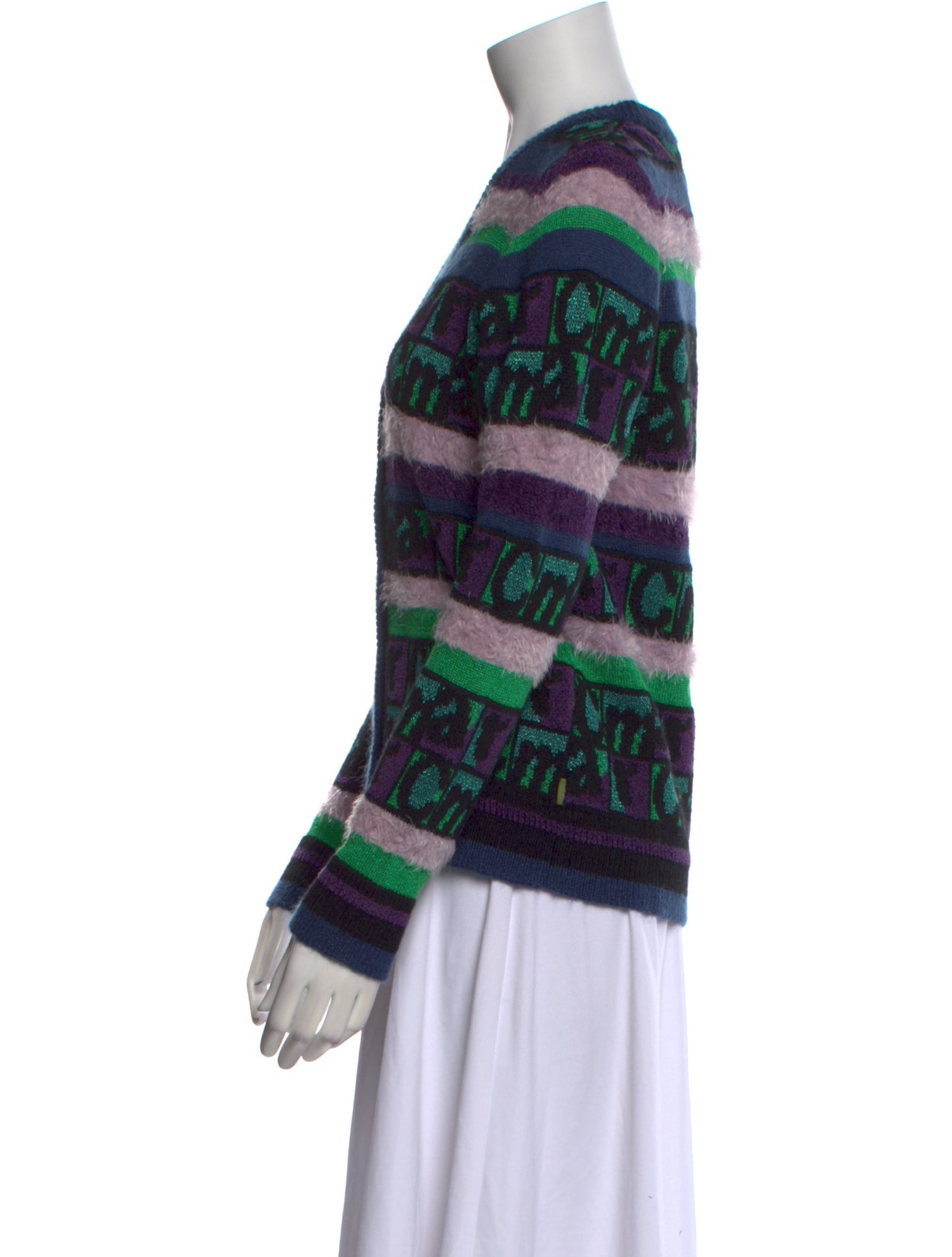 Marc Jacobs Printed V-Neck Sweater