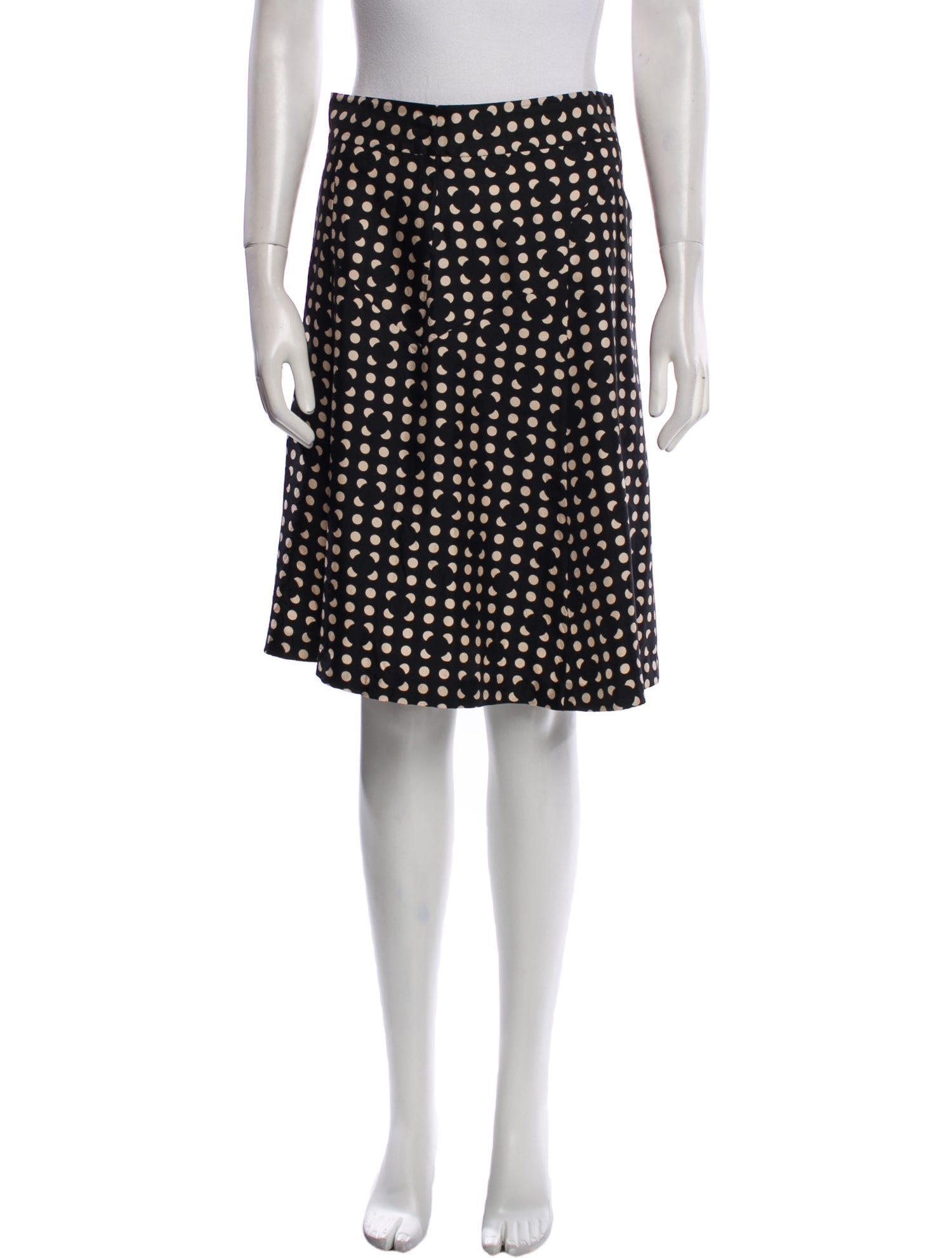 Marc Jacobs Silk Knee-Length Skirt