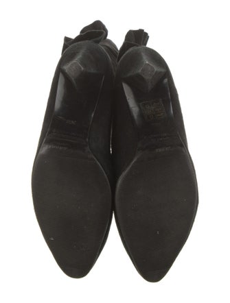 Marc Jacobs Suede Ruffle Embellishment Boots