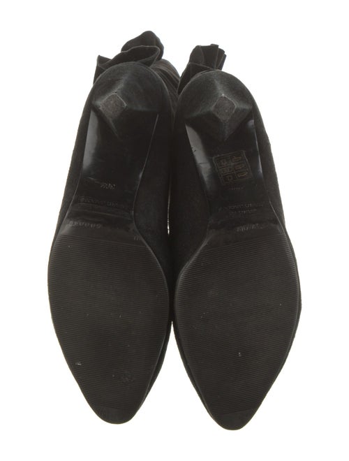 Marc Jacobs Suede Ruffle Embellishment Boots