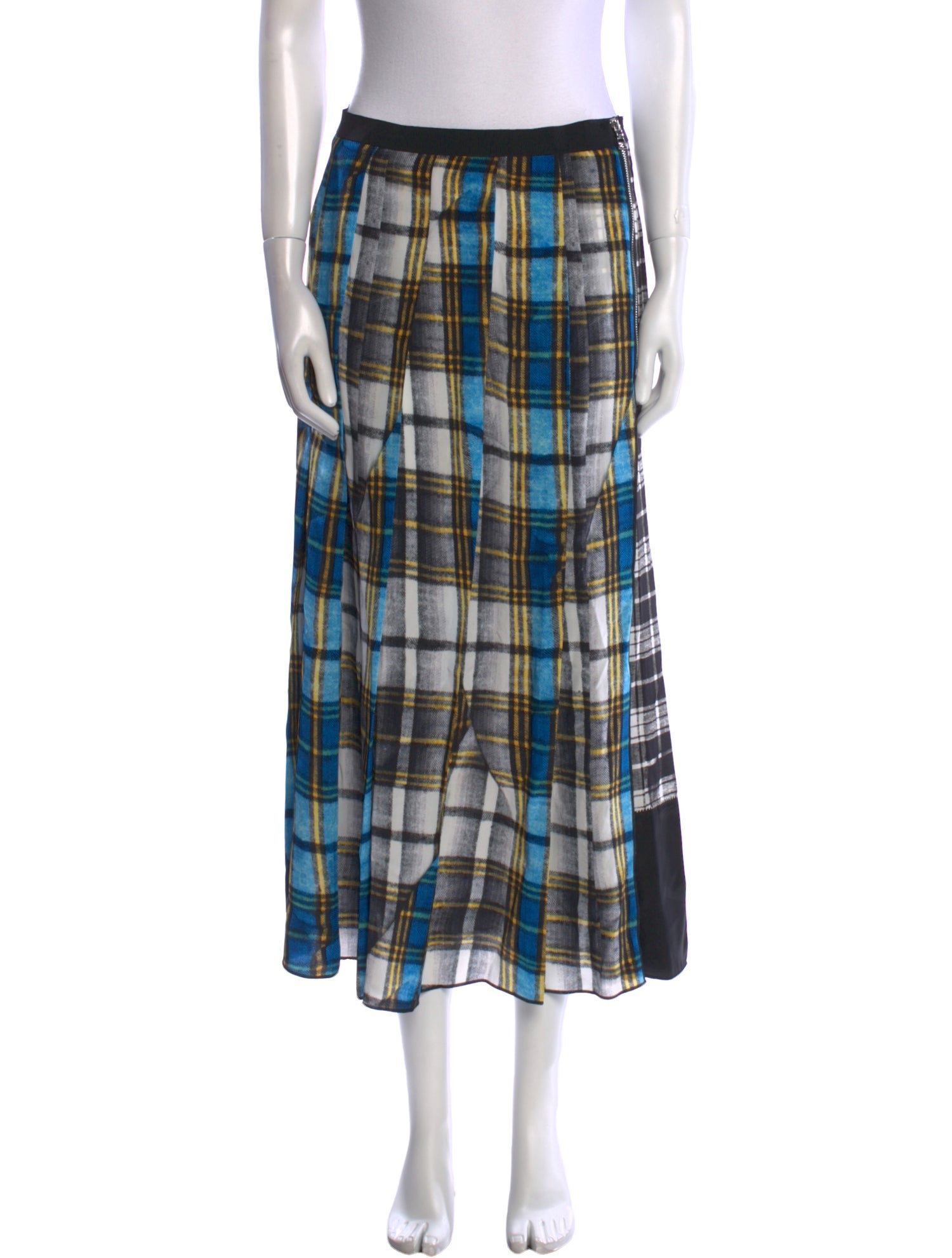 Marc Jacobs Silk Midi Length Skirt