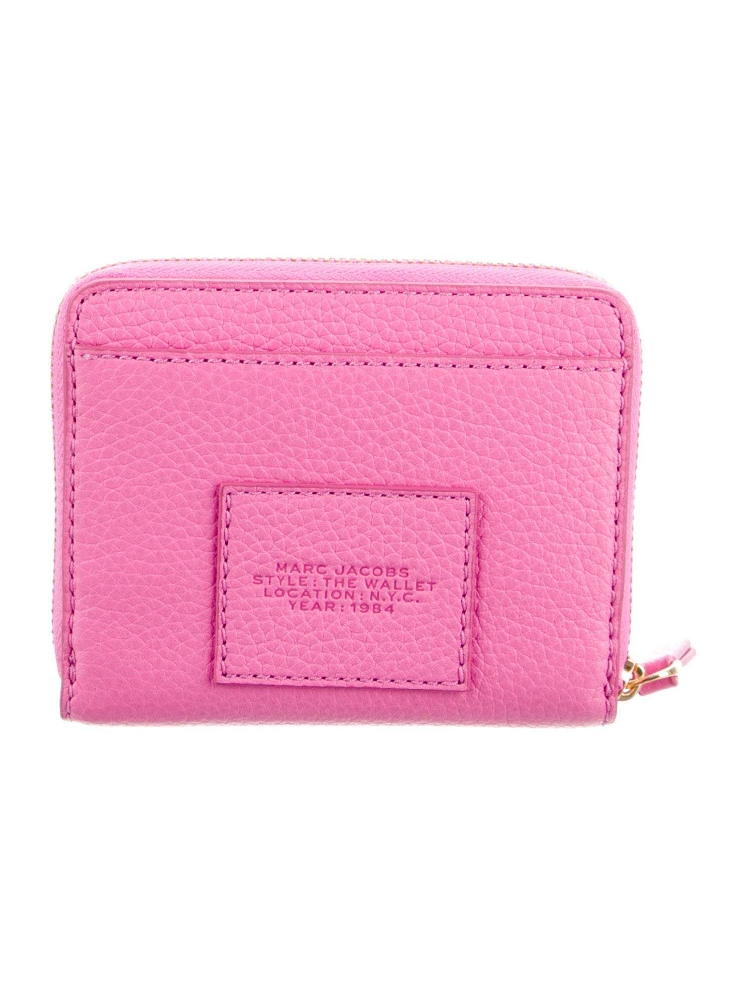 Marc Jacobs Leather Printed Compact Wallet