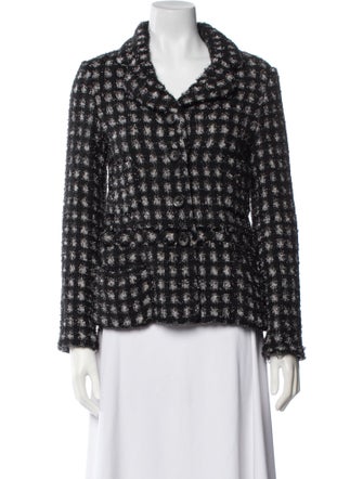 Marc Jacobs Silk Tweed Pattern Evening Jacket